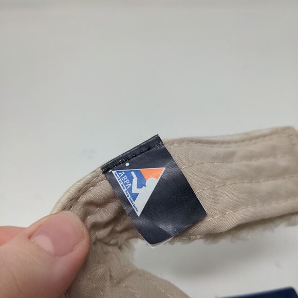 University of Beer Pong Men's Sun Visor Hat Cap Tan W/Tags Embroidered Logo - Picture 15 of 16